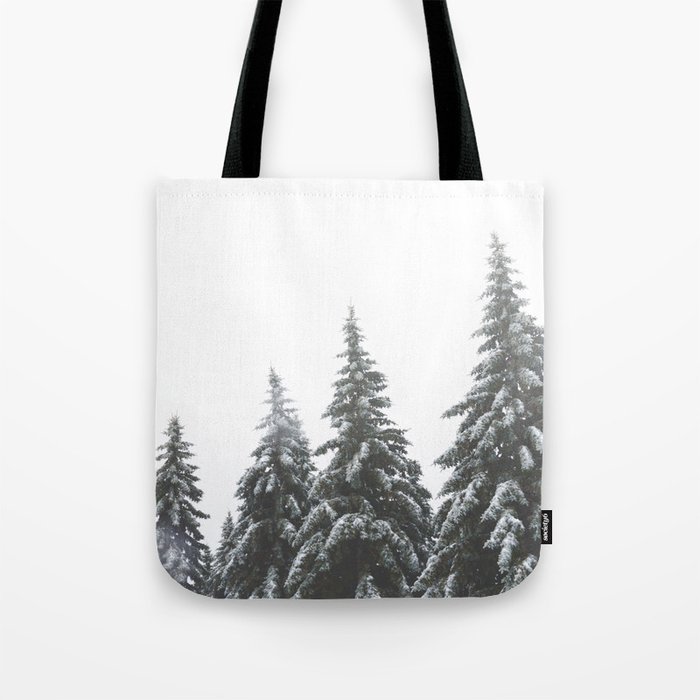 Frozen Spruces Tote Bag