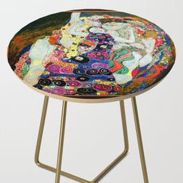 Art Nouveau Ladies - Gustav Klimt Side Table