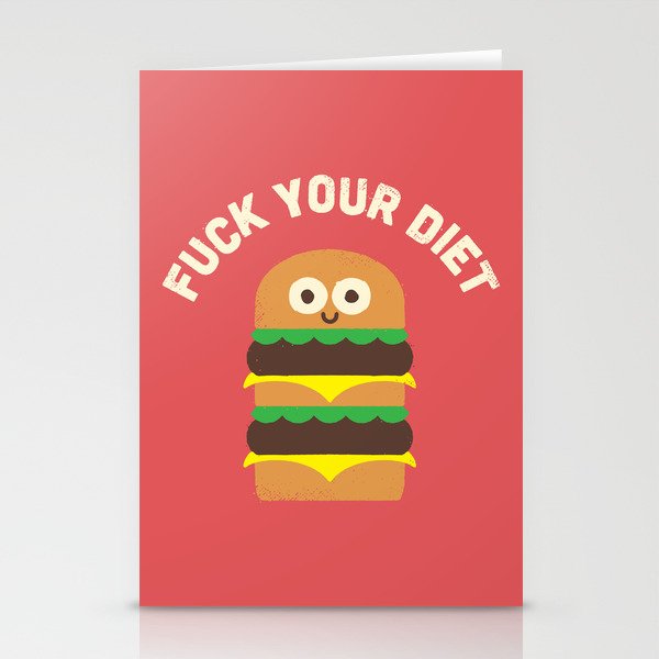 Discounting Calories Stationery Cards