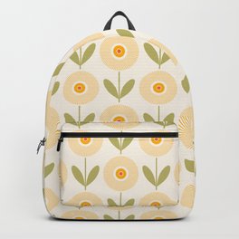 Gira Pattern I - Retro Flowers Series Backpack