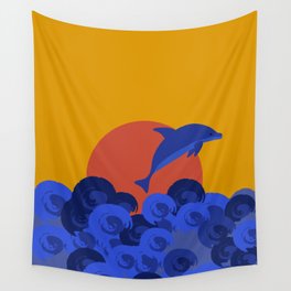 Ocean sunset wonders Wall Tapestry