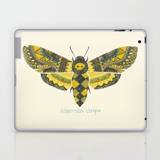 "Acherontia atropos" Moth Laptop & iPad Skin