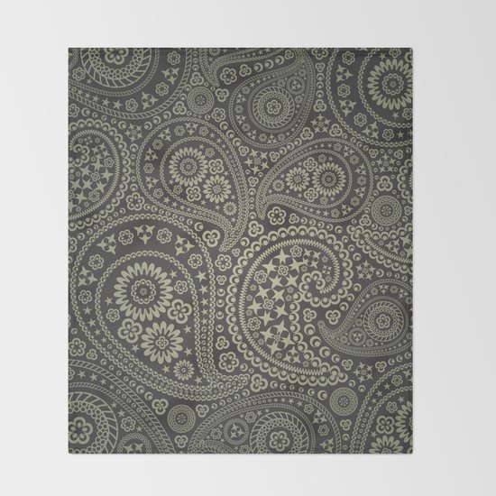 Paisley Stars Throw Blanket