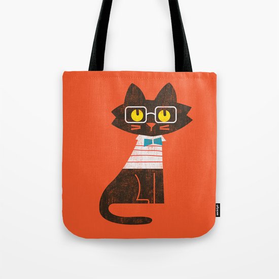 Fitz - Preppy cat Tote Bag