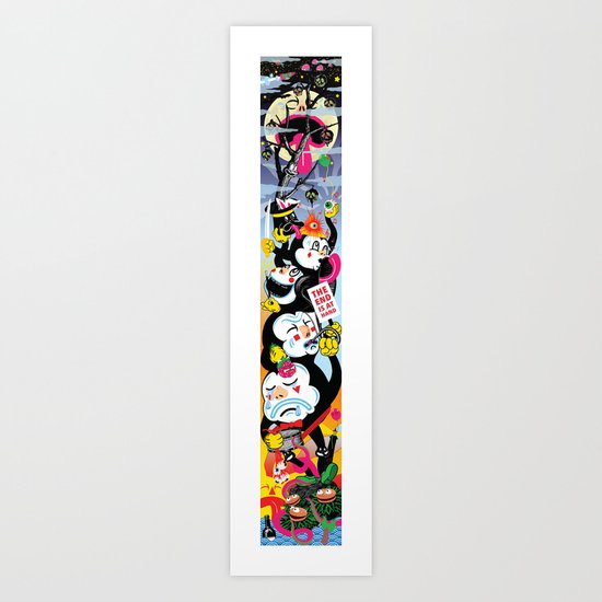 Here Be Dragons Art Print