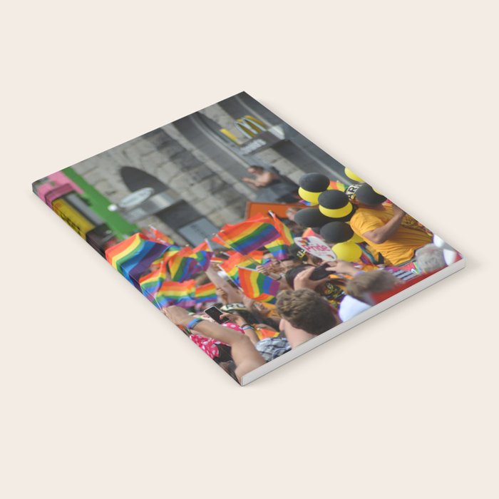 Gay Pride March Notebook By Lgbt - 