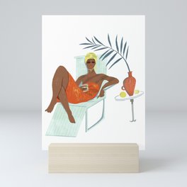 summer cocktail Mini Art Print