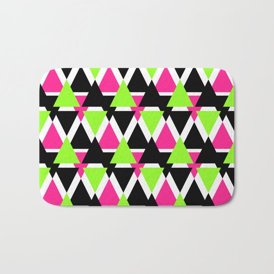 Colorful triangles . No. 2 Bath Mat