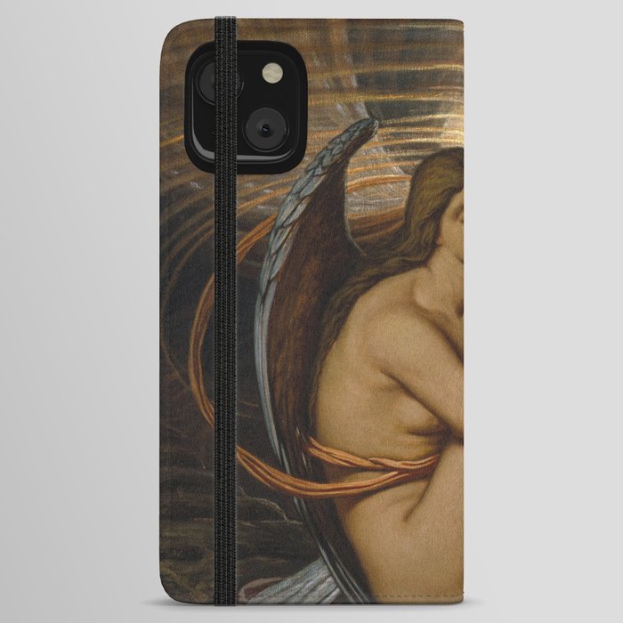 Soul in Bondage, Elihu Vedder 1891 iPhone Wallet Case