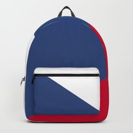 Czech Republic flag emblem Backpack