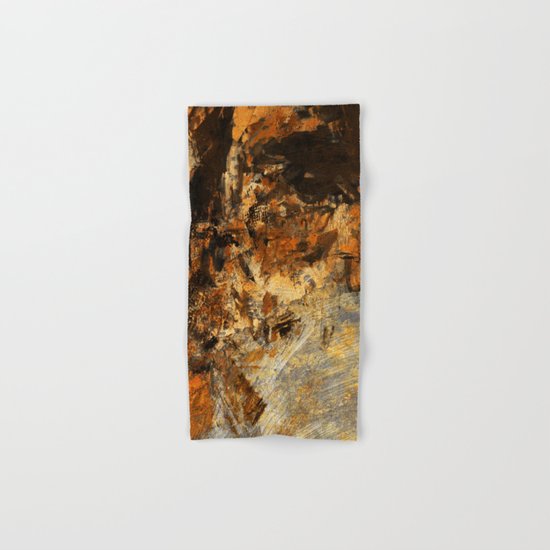 Ocher Wall Hand & Bath Towel