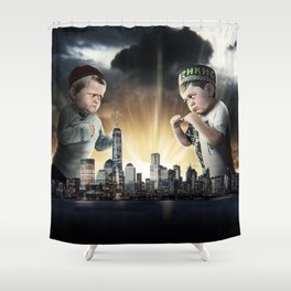 Hasbulla fight bestselling 2021  Shower Curtain