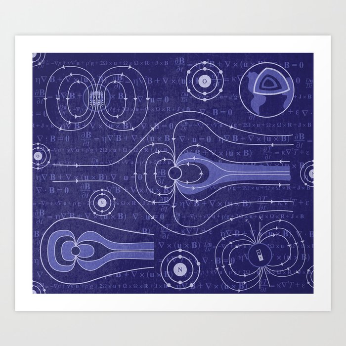 The Earth's Magnetosphere Art Print