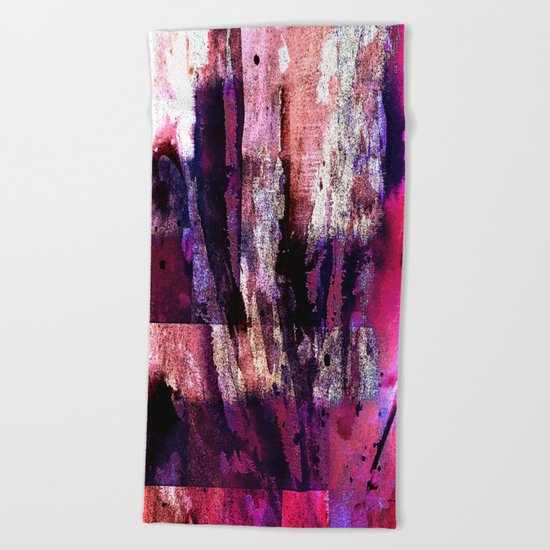 lights in the dark II Beach Towel