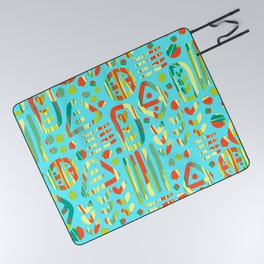 Abstract pattern - "finger on glass". Picnic Blanket