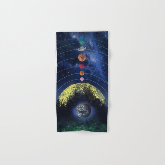 solar system Hand & Bath Towel