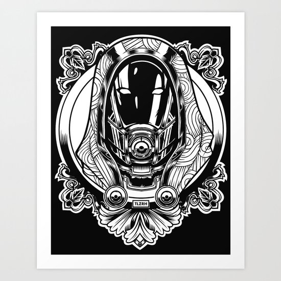Mass Effect. Thali Zora Art Print