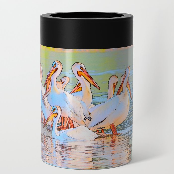 White Pelicans Can Cooler
