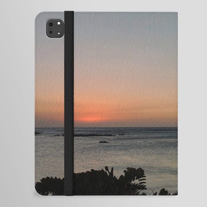 Sunset and Palm trees in Hawaii II iPad Folio Case