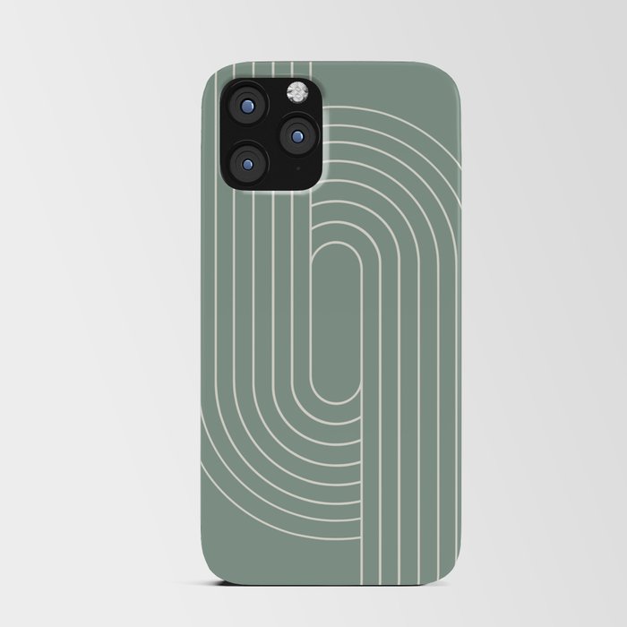 Oval Lines Abstract XLIV iPhone Card Case