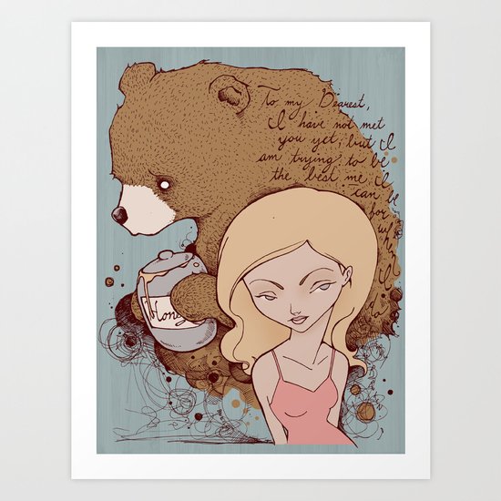 Goldilocks Art Print
