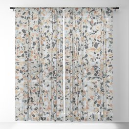 Terrazzo  Sheer Curtain