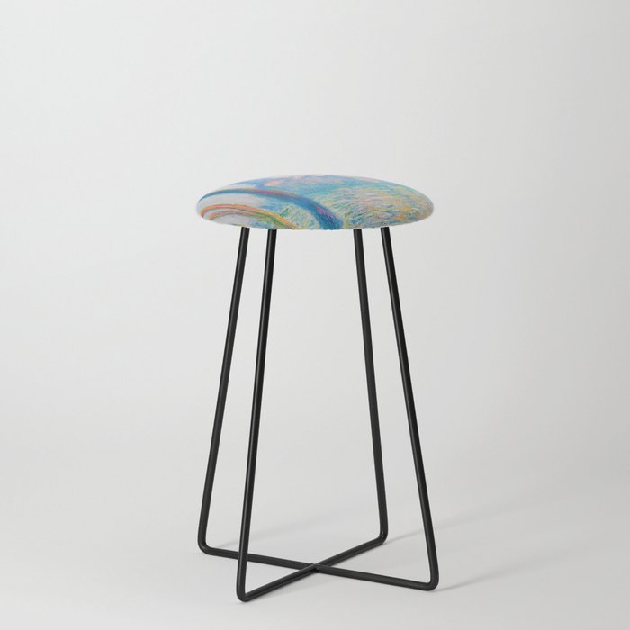 Claude Monet's Le Grand Canal. Counter Stool