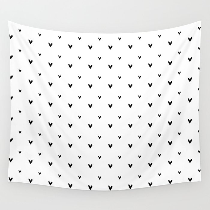 Small black and white discount tapestry