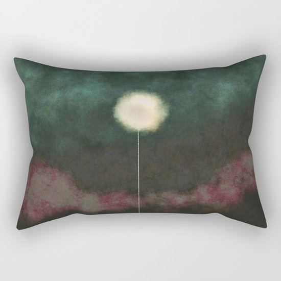 Solitary Midnight Thoughts Rectangular Pillow