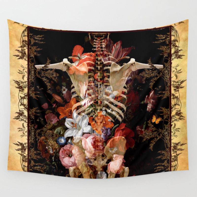 Skeleton Wall Tapestries Society6