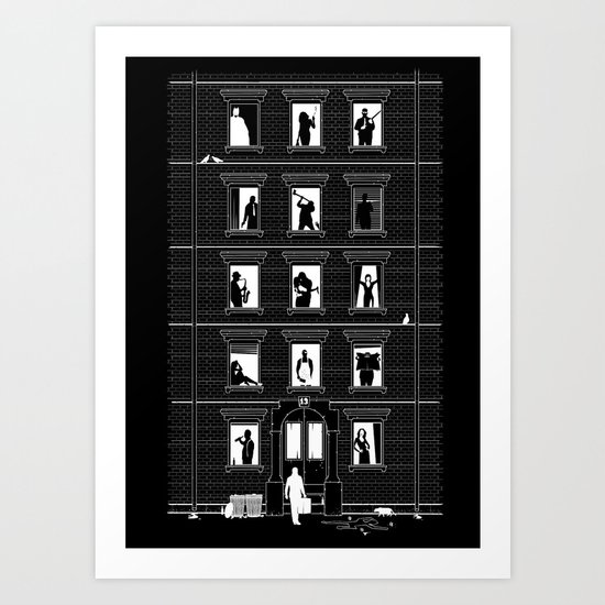 Neighbours Art Print