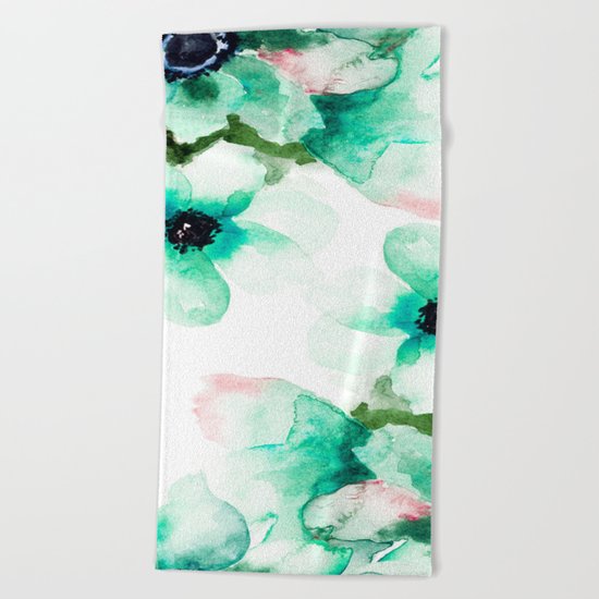 Flowers 07 Beach Towel