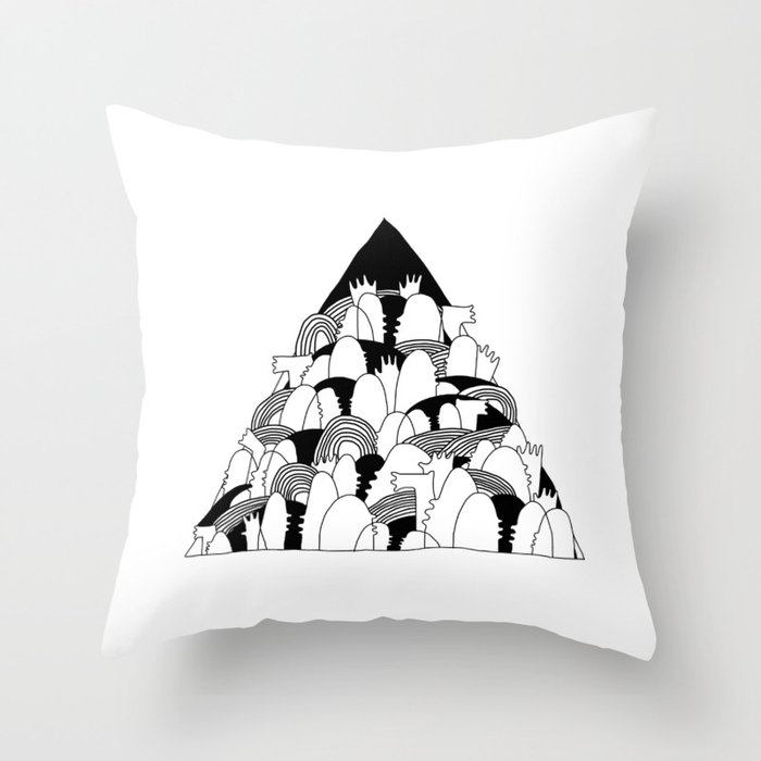 Triangle Pattern Throw Pillow