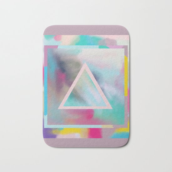 Rose Triangle Manifestation Bath Mat