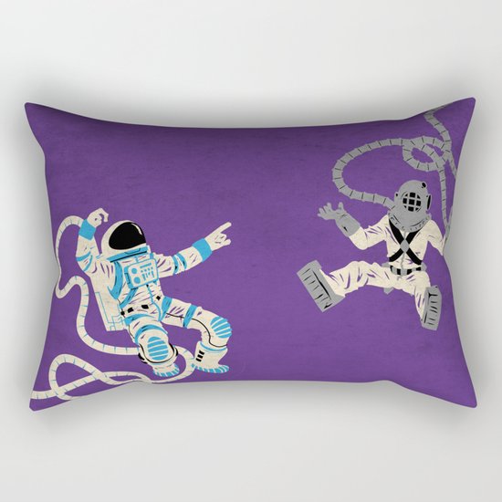 Strange Encounters Rectangular Pillow