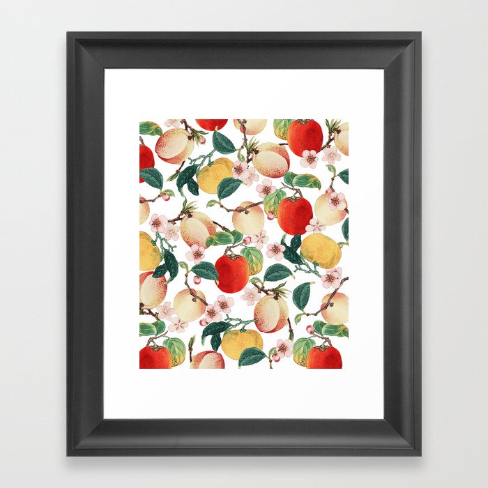 Fruity Summer #society6 #decor #buyart Framed Art Print