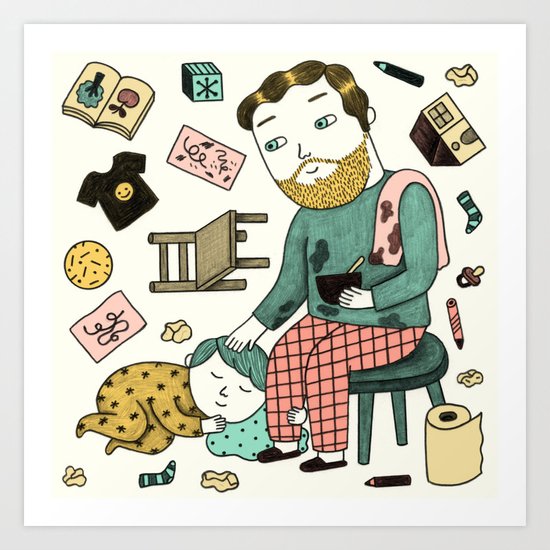 SUPERDAD Art Print