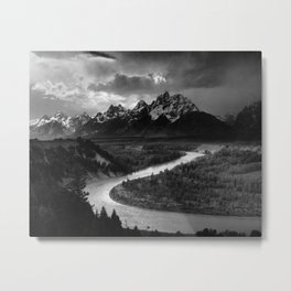 Ansel Adams - The Tetons and Snake River Metal Print | Black And White, Film, Adams, Ansel, Photo, National, Park 