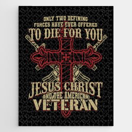 Religious Veterans Day Freedom Saying Jigsaw Puzzle