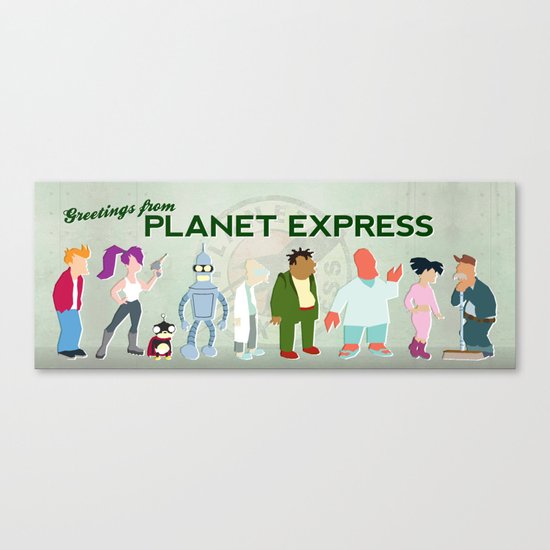 Planet Express Canvas Print