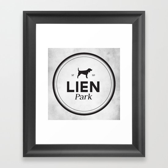 Lien Park Framed Art Print