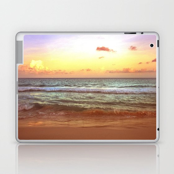 beacH Sunrise Sunset Laptop & iPad Skin