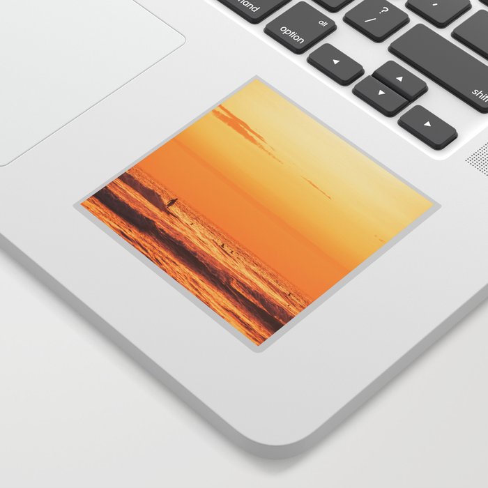 Sunset Surf Photograph Sticker