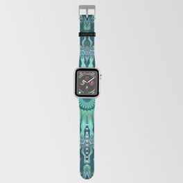 Aqua & Teal Mandala Apple Watch Band