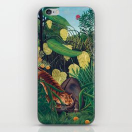 Exotic Tropical, Botanical, Rousseau, Artprints iPhone Skin