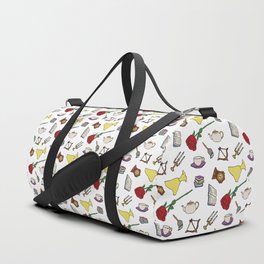 Beauty and the Beast Duffle Bag | Cartoon, Belle, Movie, Rose, Digital, Vector, Ink, Beauty, Illustration, Graphicdesign 