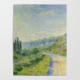 Claude Monet "The Road to Vétheuil" (1880) Poster