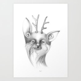 the smile of a Librion Art Print