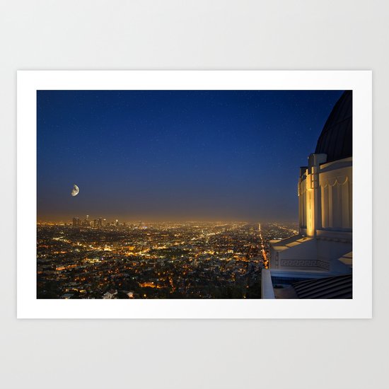 Griffith Observatory Art Print