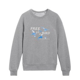 Free as a Bird Kids Crewneck